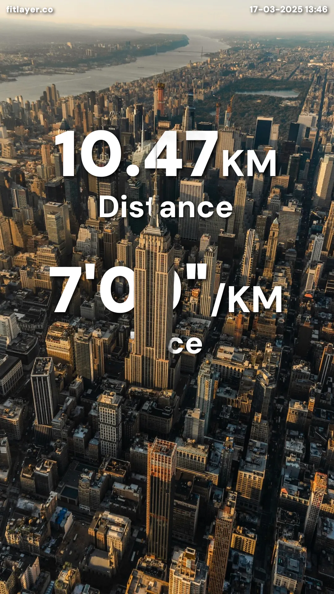 Customizable workout card