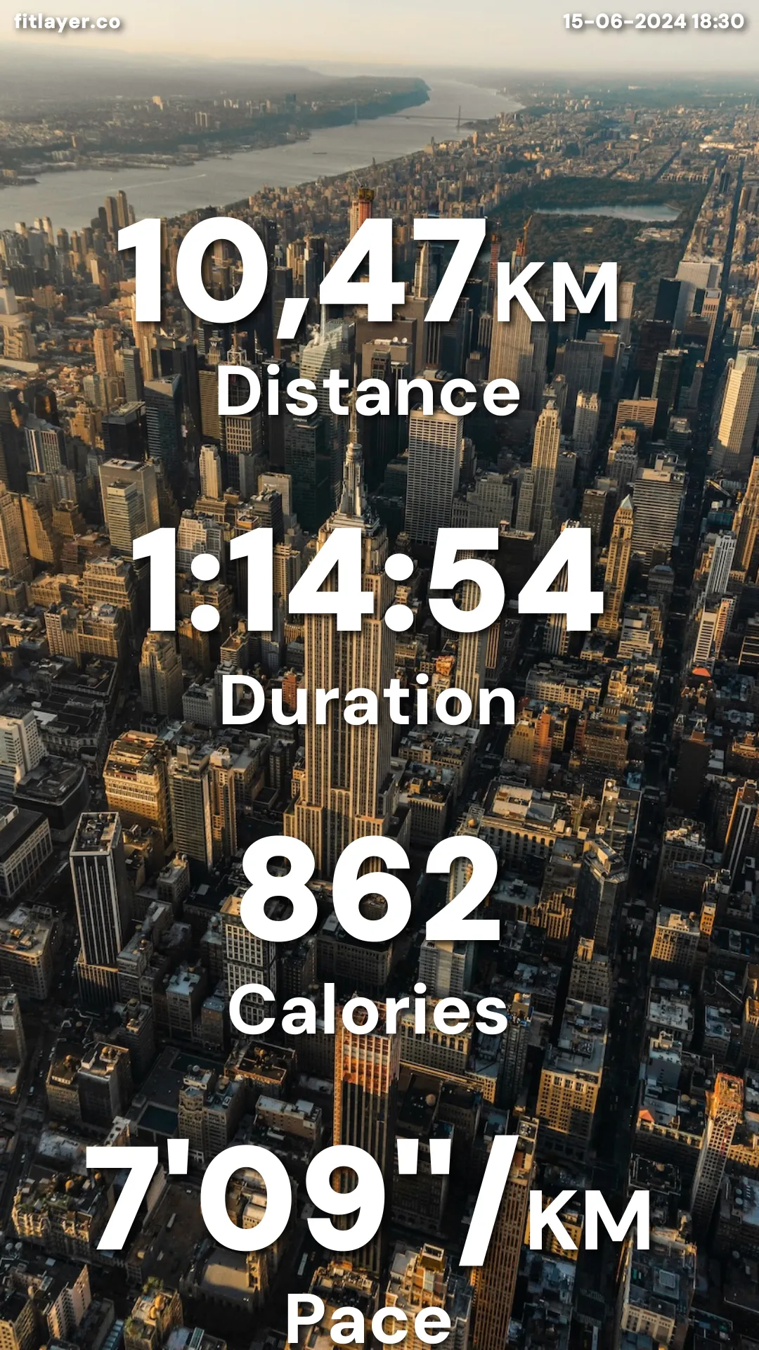 Customizable workout card